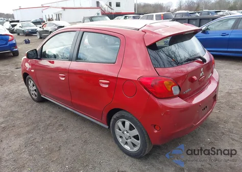 2014 Mitsubishi Mirage Es из США, поврежденный, VIN ML32A4HJXEH017796